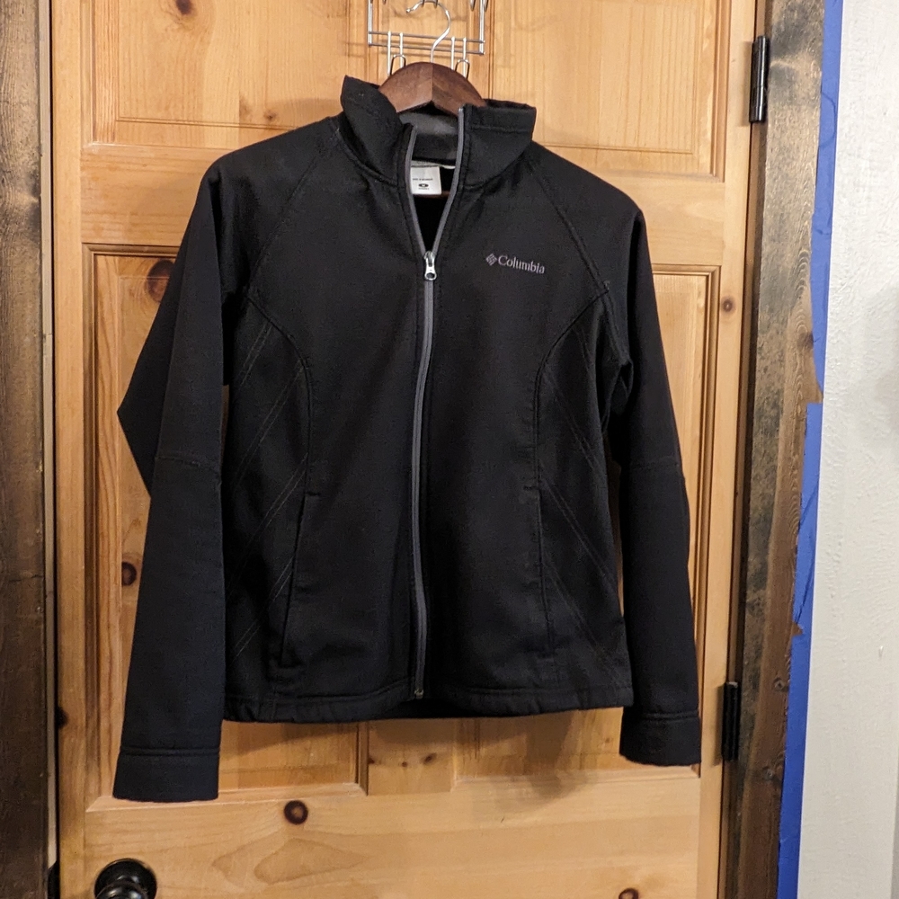 Columbia Black Full-Zip Jacket